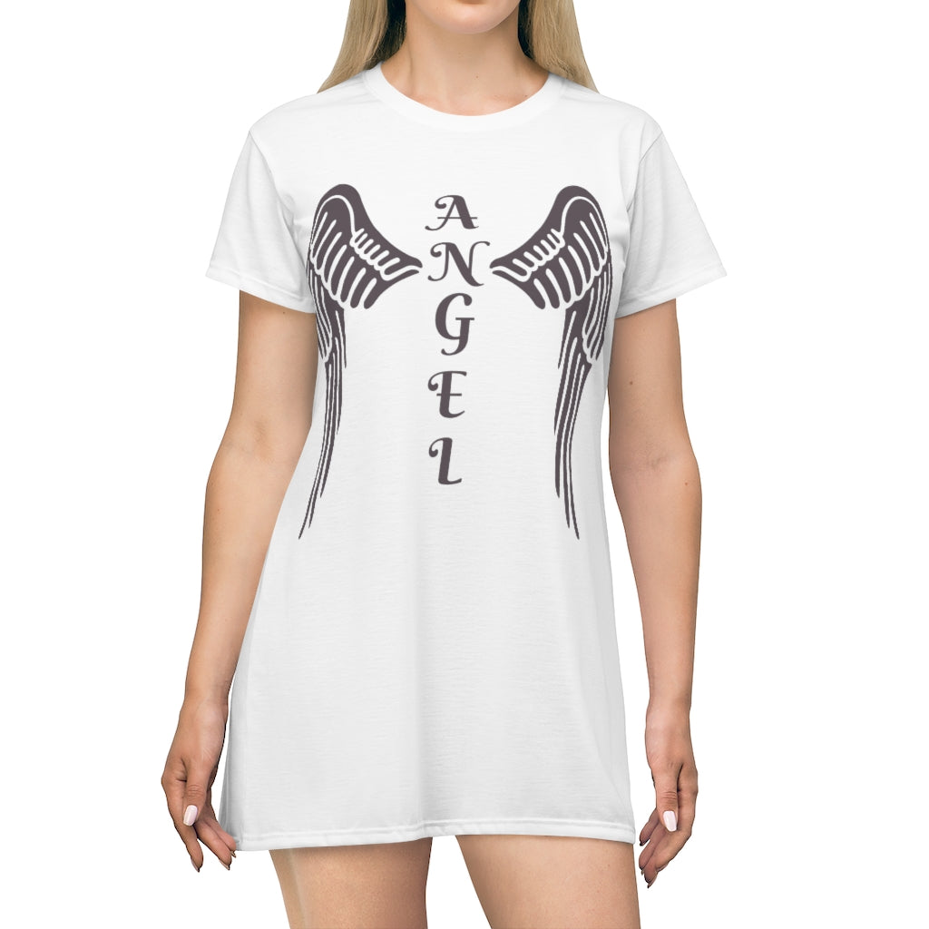 Angel T-Shirt Dress - Tonyalicious Tees