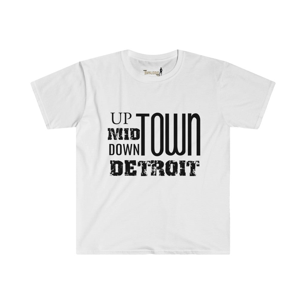Up, Mid, Downtown Detroit Tee - Tonyalicious Tees
