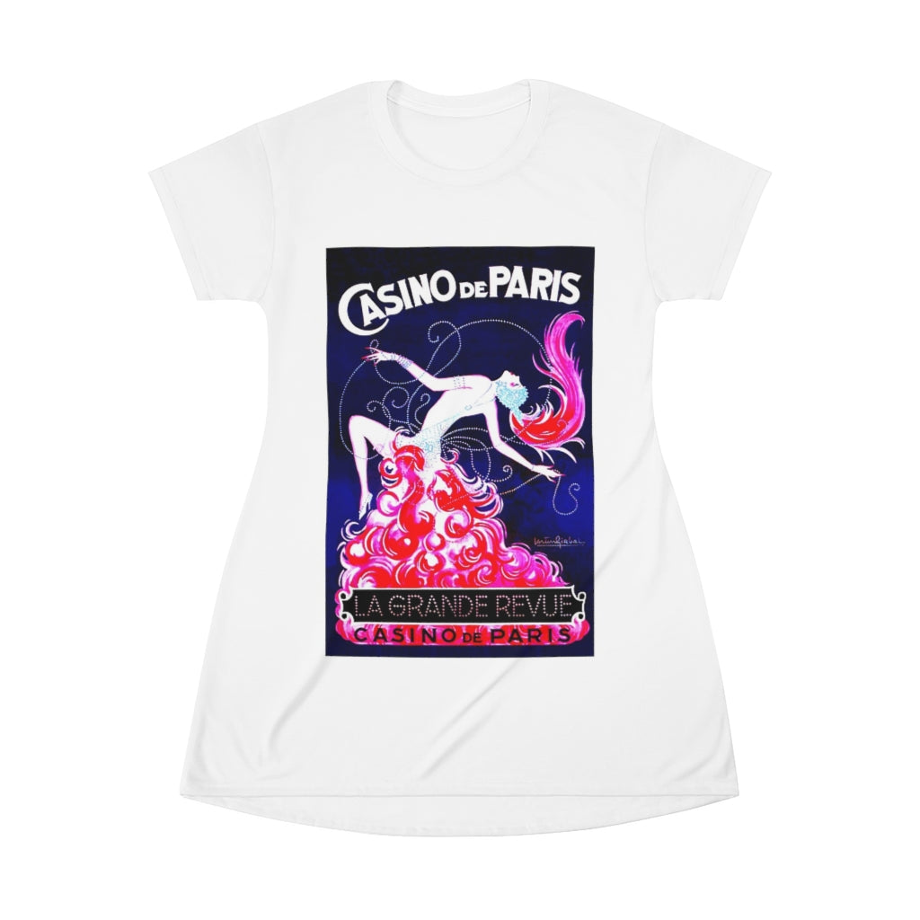 Casino de Paris T-Shirt Dress - Tonyalicious Tees